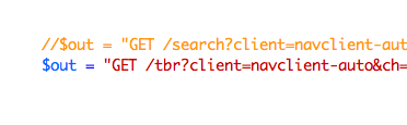 PageRank toolbar URL