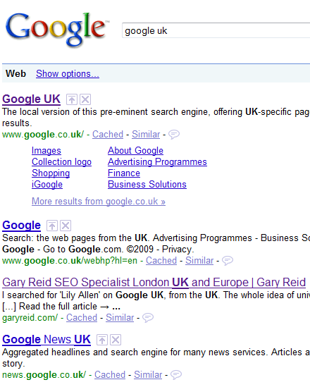 Gary Reid 3rd for Google UK