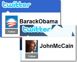 mccain-obama Twitter USA
